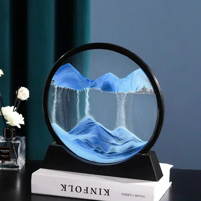 Hourglass Moving Sand Art Picture Soothing Sandscapes