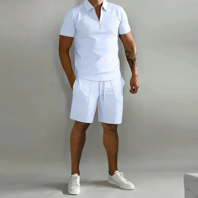 HUGO Summer Set for Men - Polo and Shorts | Luxury Two-Piece Outfit