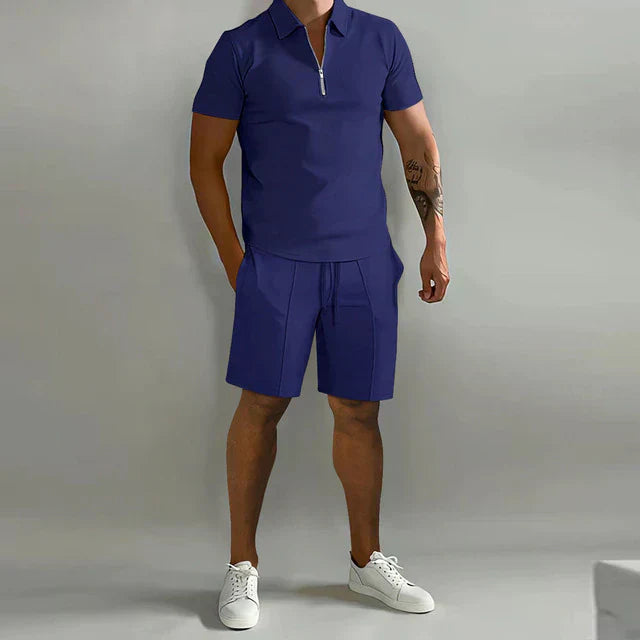 HUGO Summer Set for Men - Polo and Shorts | Luxury Two-Piece Outfit