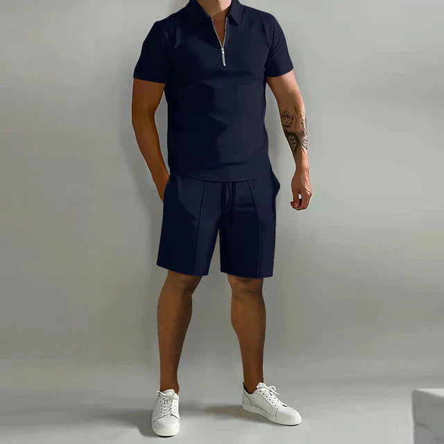 HUGO Summer Set for Men - Polo and Shorts | Luxury Two-Piece Outfit