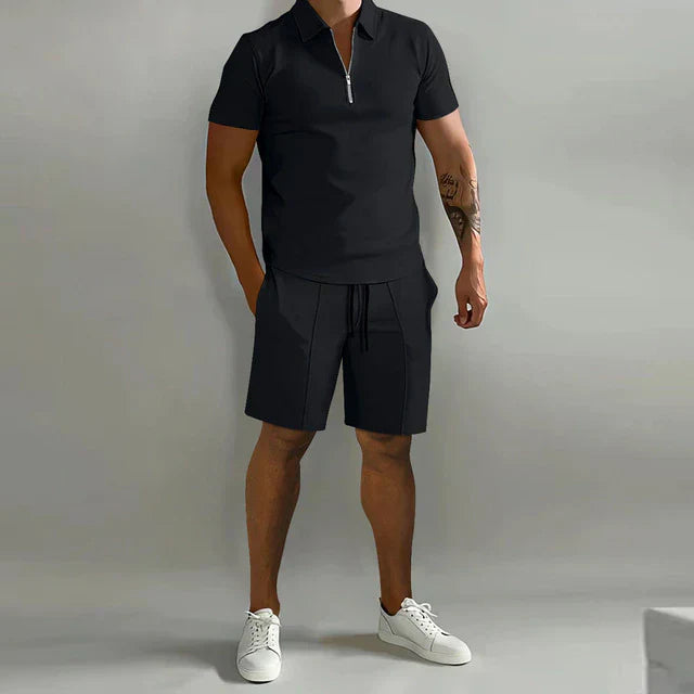 HUGO Summer Set for Men - Polo and Shorts | Luxury Two-Piece Outfit