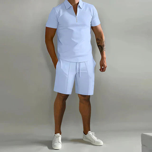 HUGO Summer Set for Men - Polo and Shorts | Luxury Two-Piece Outfit