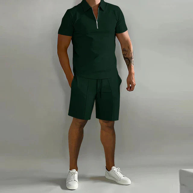 HUGO Summer Set for Men - Polo and Shorts | Luxury Two-Piece Outfit
