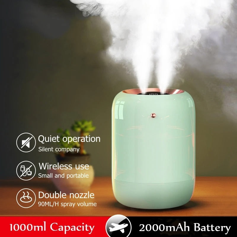 HydraPur UV Air Humidifier – Silent Portable Humidifier with UV Sterilisation for Clean & Comfortable Air