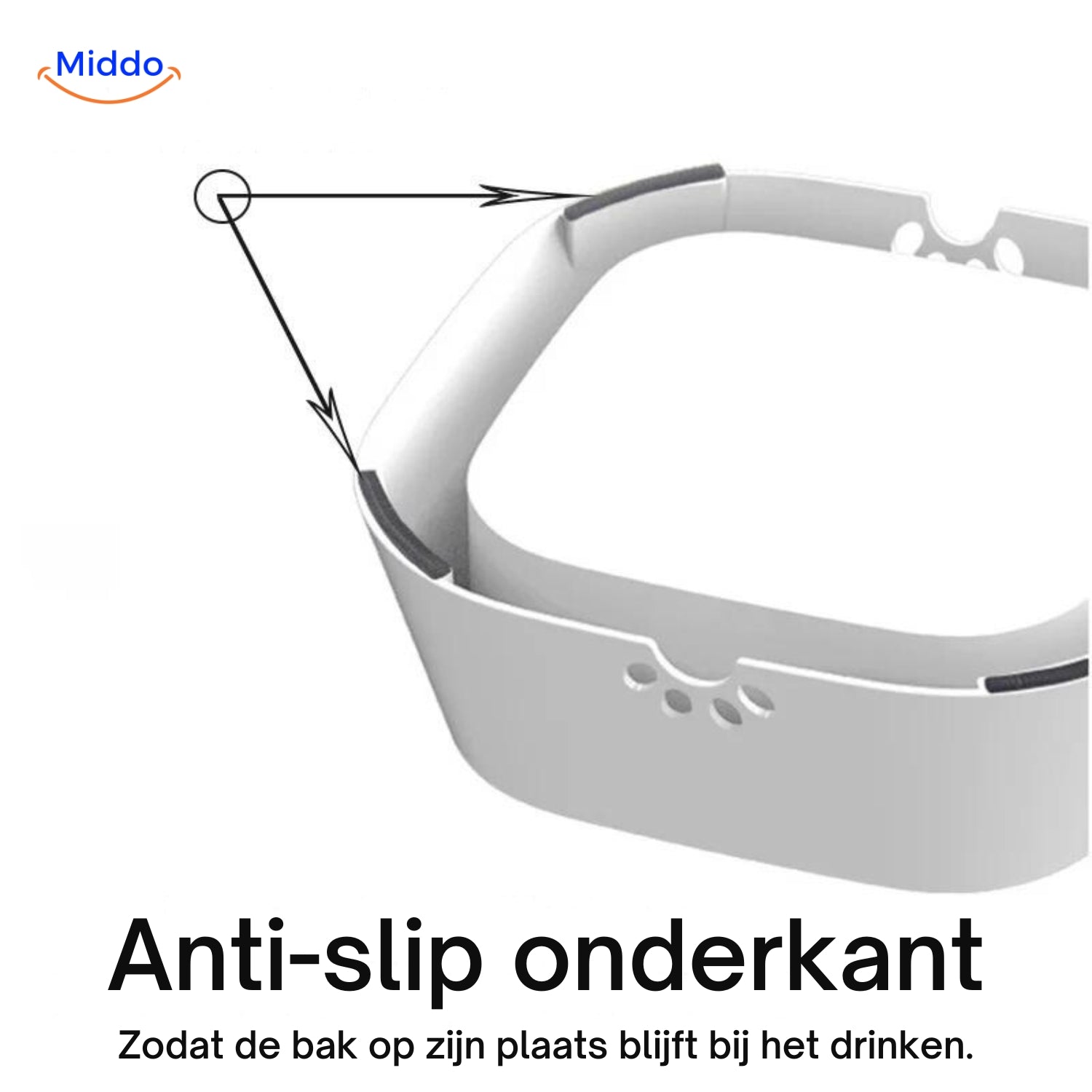 HydroPaws™ Anti-Splash Dog Water Bowl. Prevent Slips, Think of Your Safety!