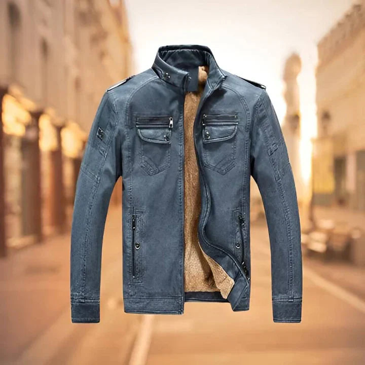 Image of Ian | Men's Stand Collar Casual Jacket