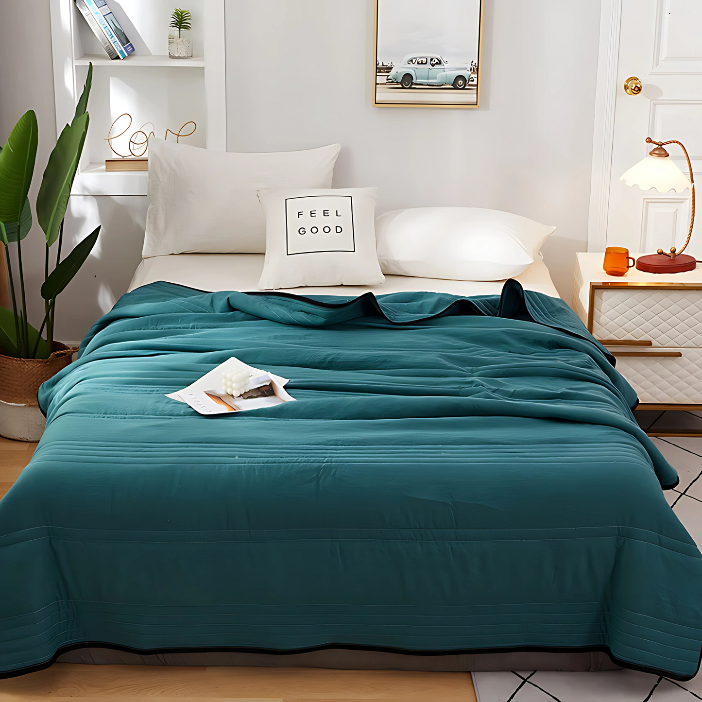 Ice Cooling Calming Blanket for Year-Round Comfort