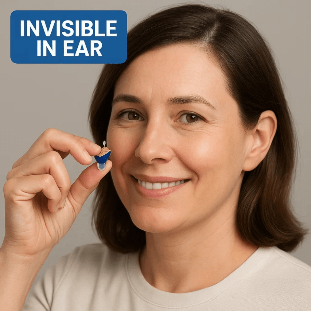 In-Ear Hearing Aids with Crystal Clear Sound – Invisible and Comfortable to Use