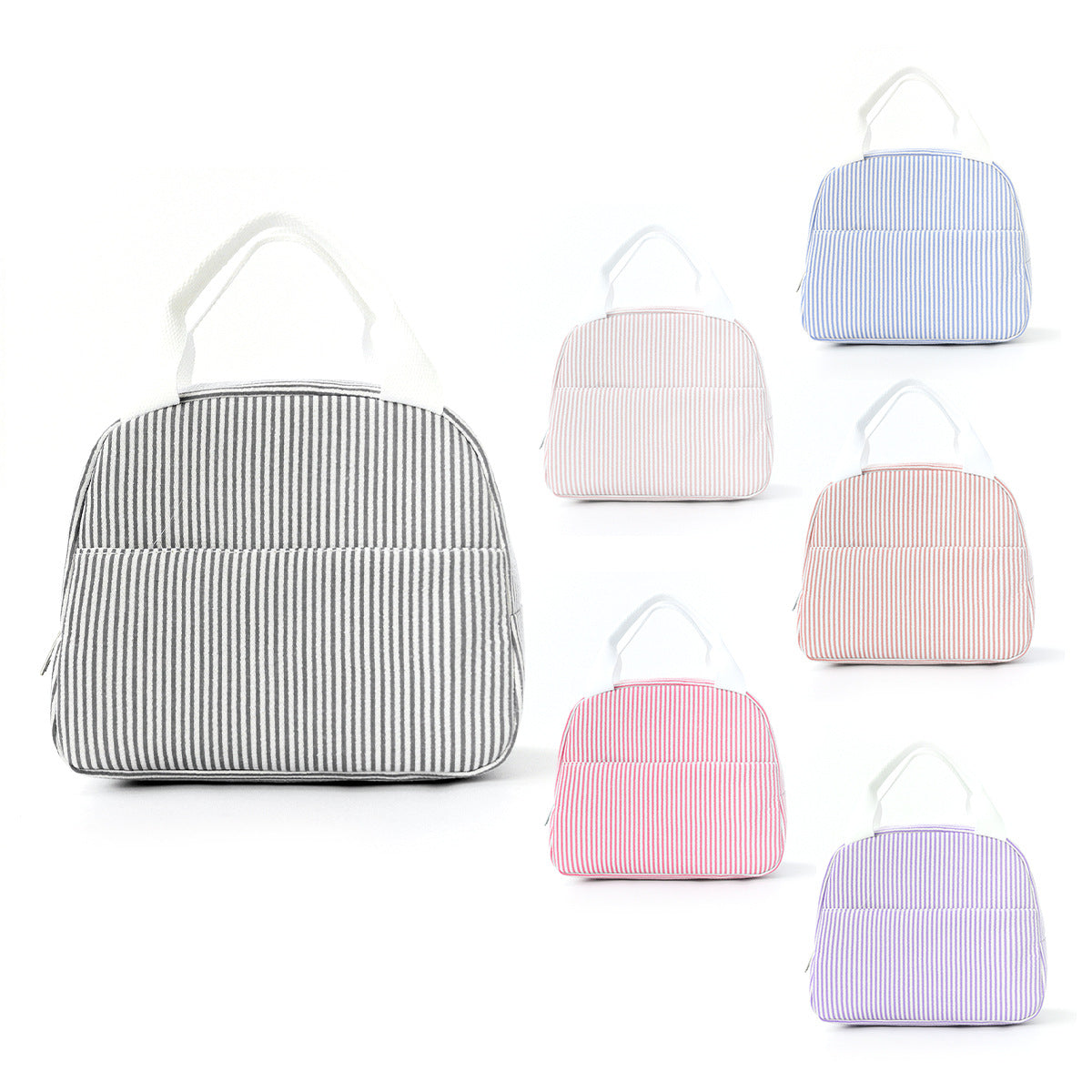 Insulated Lunch Bag with Durable Zipper