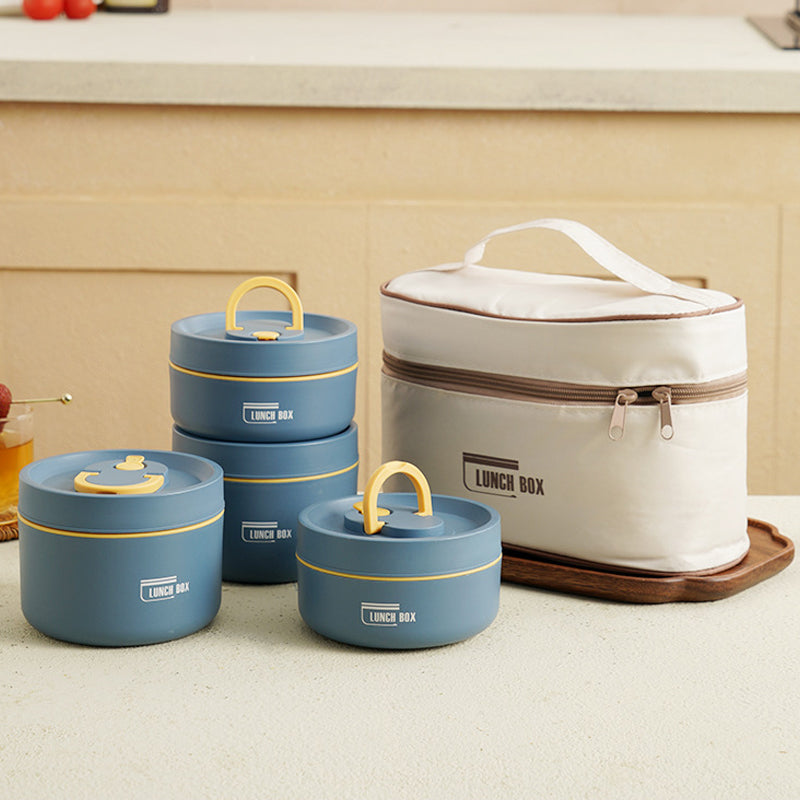 Insulated Lunch Box with Vacuum Sealing - Stainless Steel