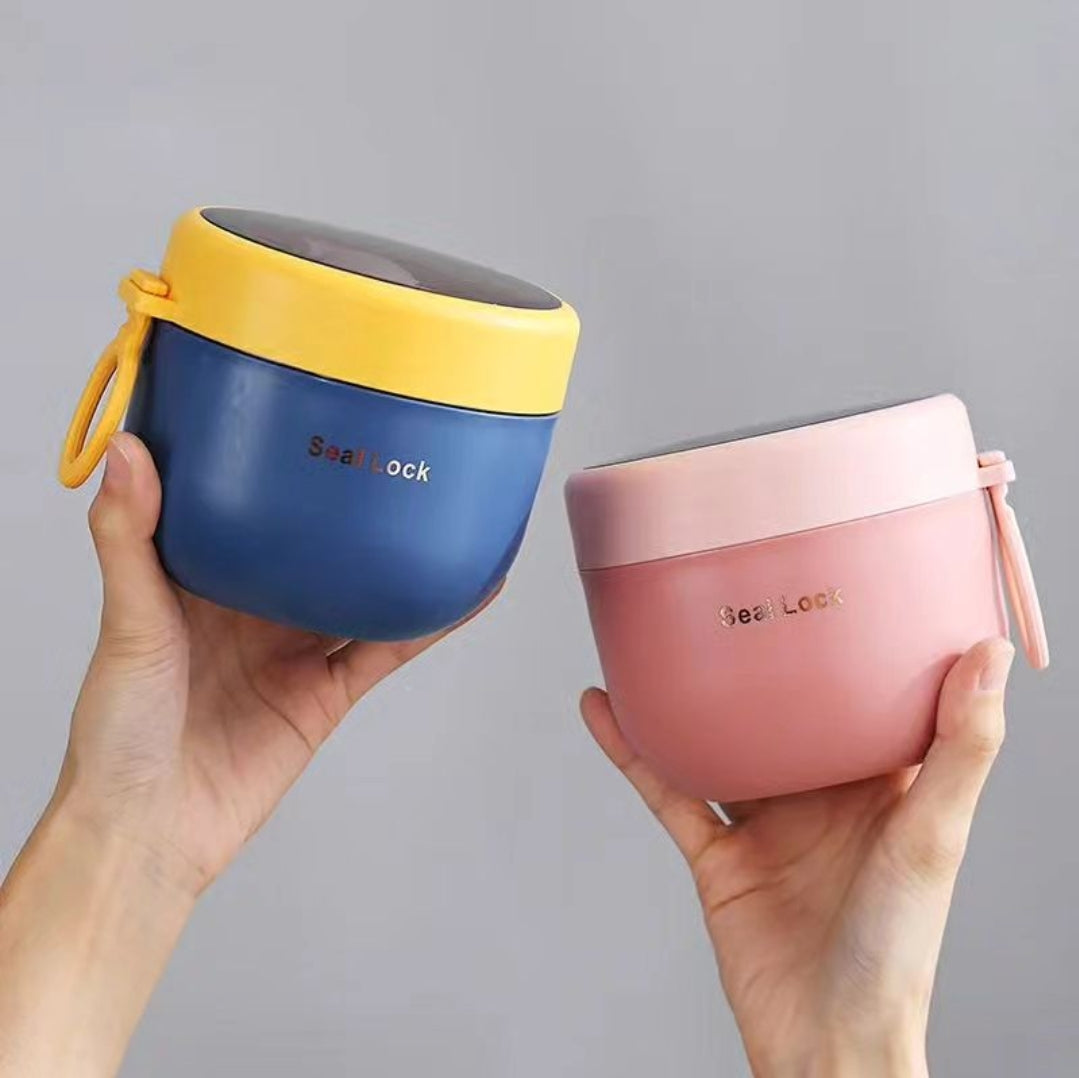 Insulated Stainless Steel Lunch Container – Compact and Leak-Proof Design