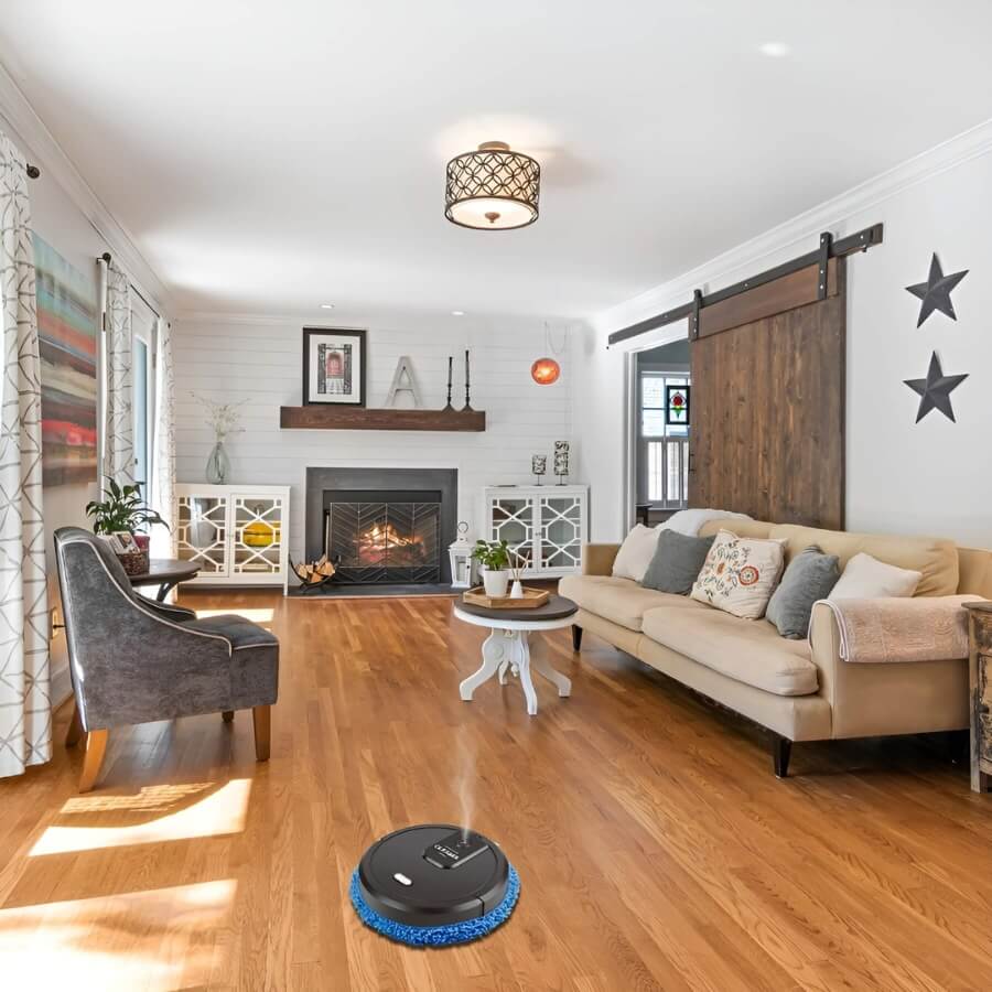 Intelligent Automatic Robot Mop for Floor Cleaning