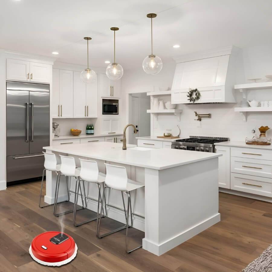 Intelligent Automatic Robot Mop for Floor Cleaning