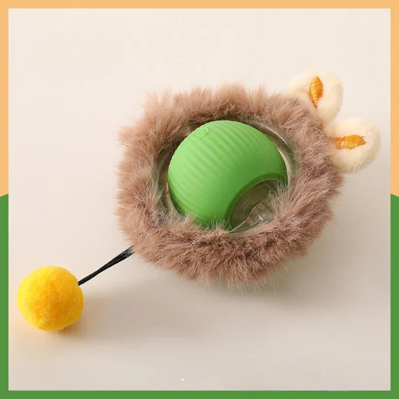 Interactive Play Ball with Tail for Cats