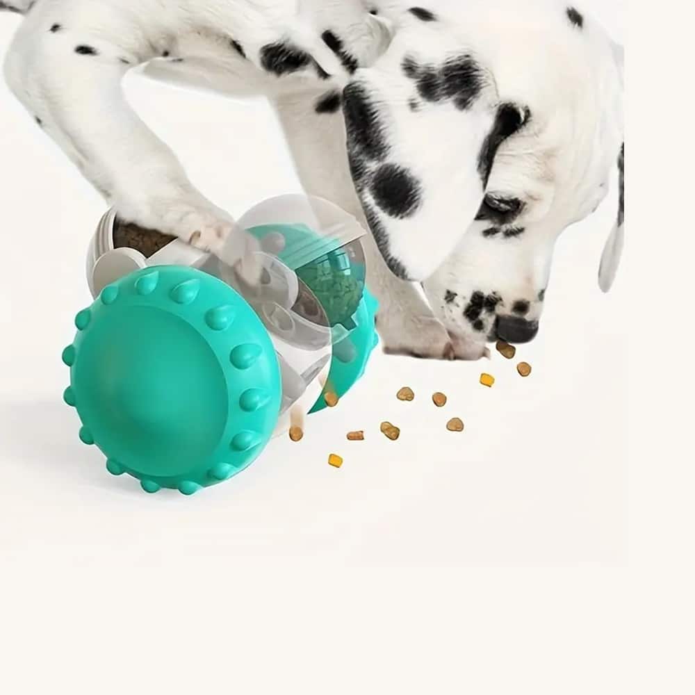Interactive Robot Feeder Dispenser – Fun for Both Dogs and Cats!