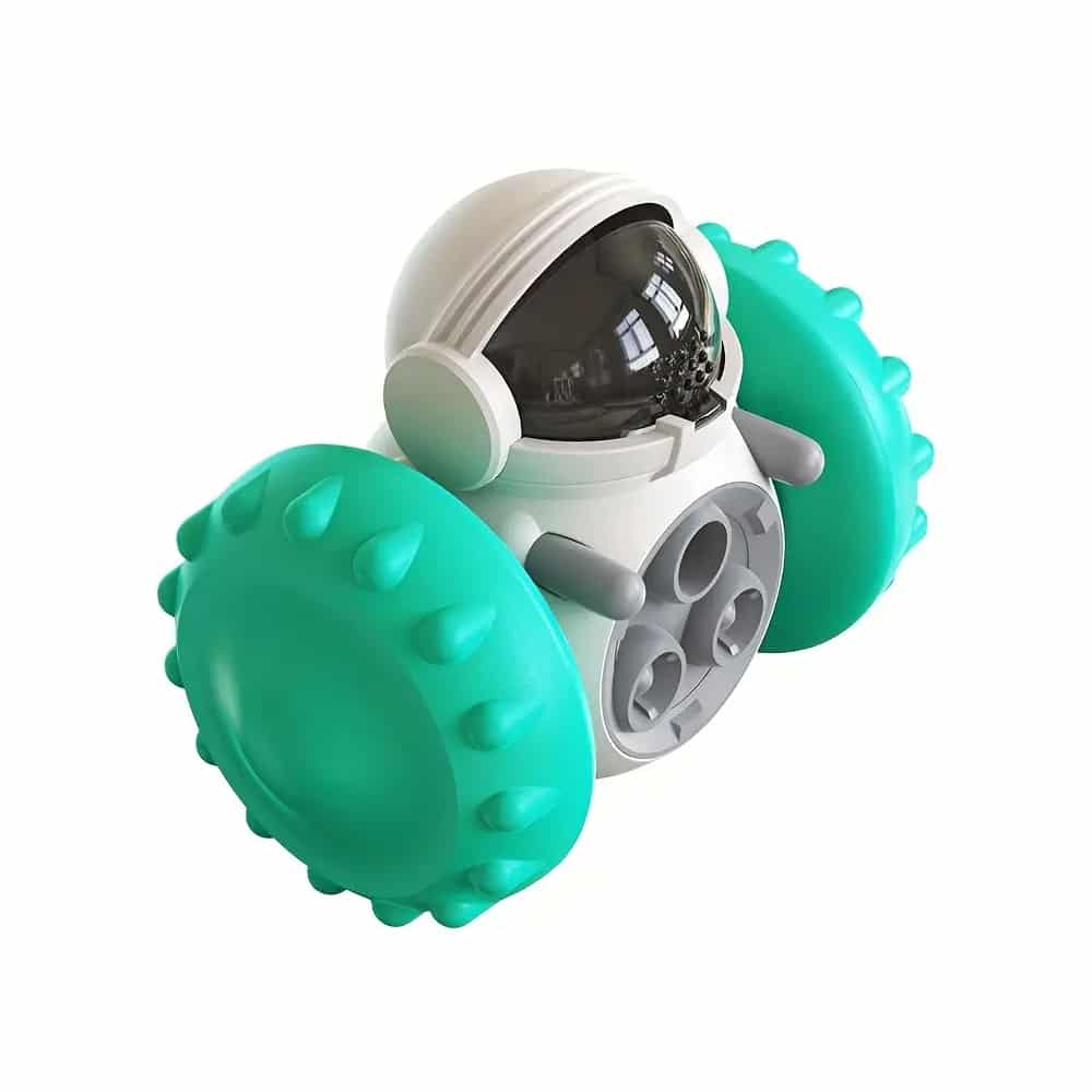 Interactive Robot Feeder Dispenser – Fun for Both Dogs and Cats!