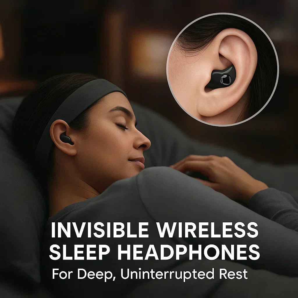 Invisible Wireless Sleep Headphones for Peaceful Nights