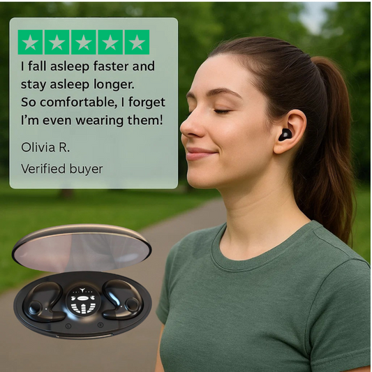 Invisible Wireless Sleep Headphones for Peaceful Nights