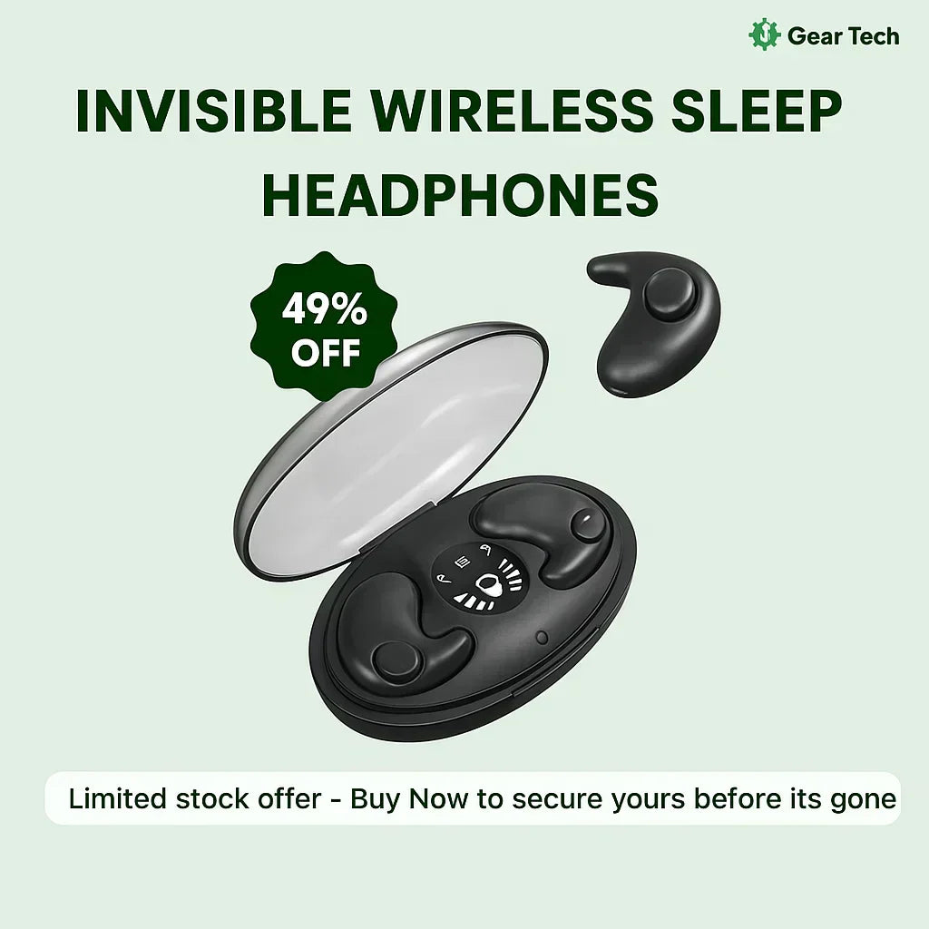 Invisible Wireless Sleep Headphones for Peaceful Nights