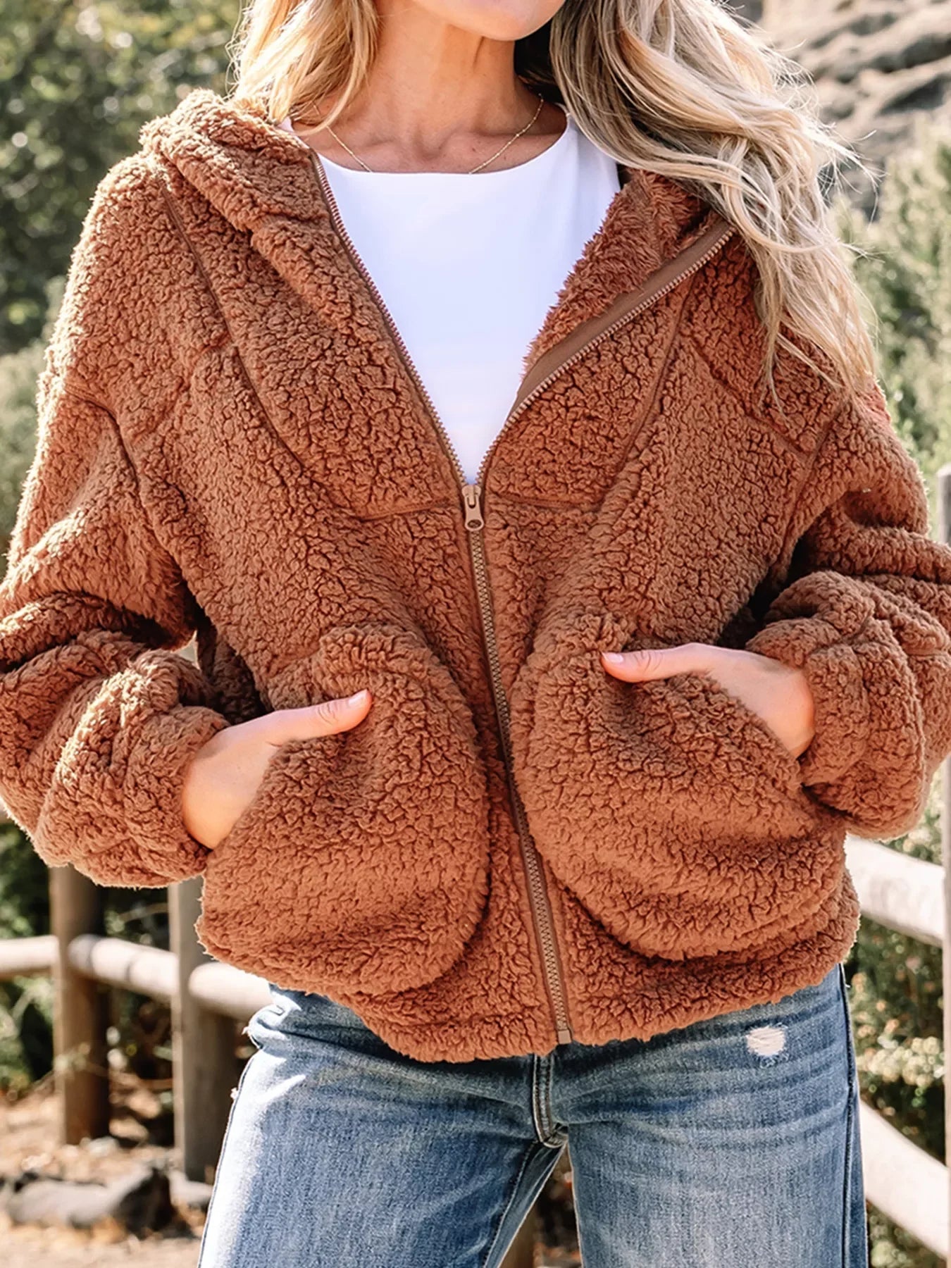 Image of Ivy | Women's Relaxed Fit Zip-Up Jacket