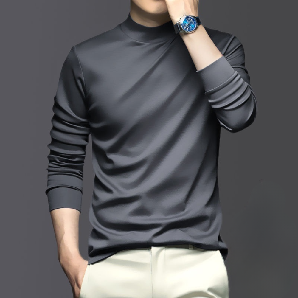 Image of Jacob | Men's Fitted Long Sleeve T-Shirt