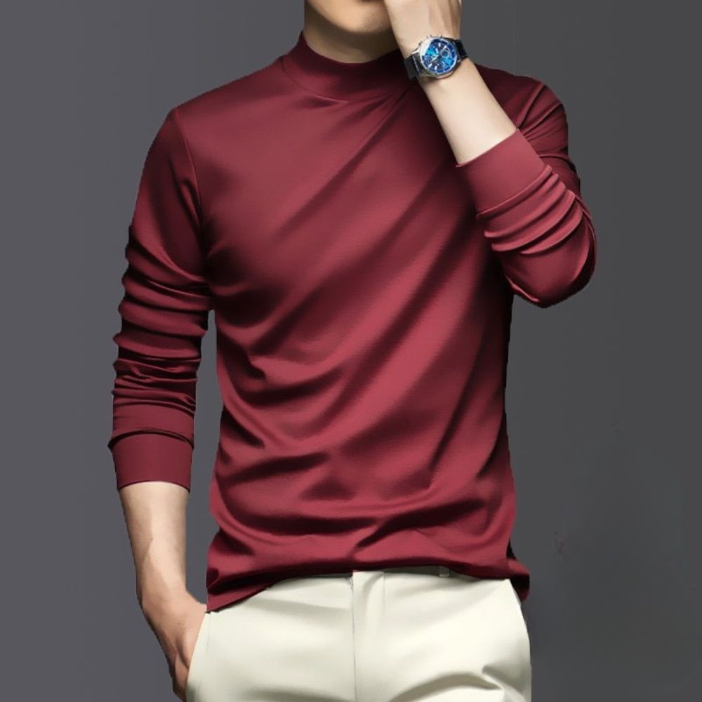 Image of Jacob | Men's Fitted Long Sleeve T-Shirt