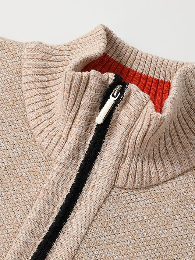 Image of Jasper | Men's Zip-Up Cardigan