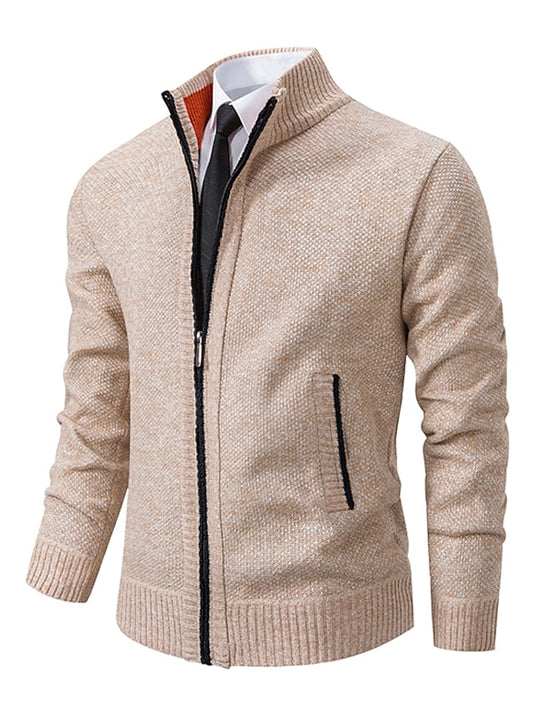 Image of Jasper | Men's Zip-Up Cardigan