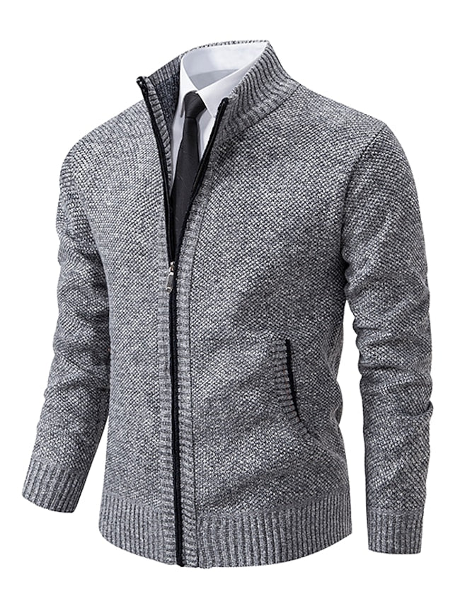 Image of Jasper | Men's Zip-Up Cardigan