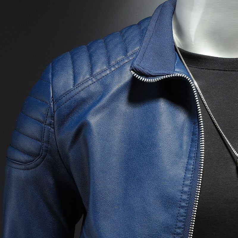 Image of Jay | Men's Slim-Fit Biker Jacket