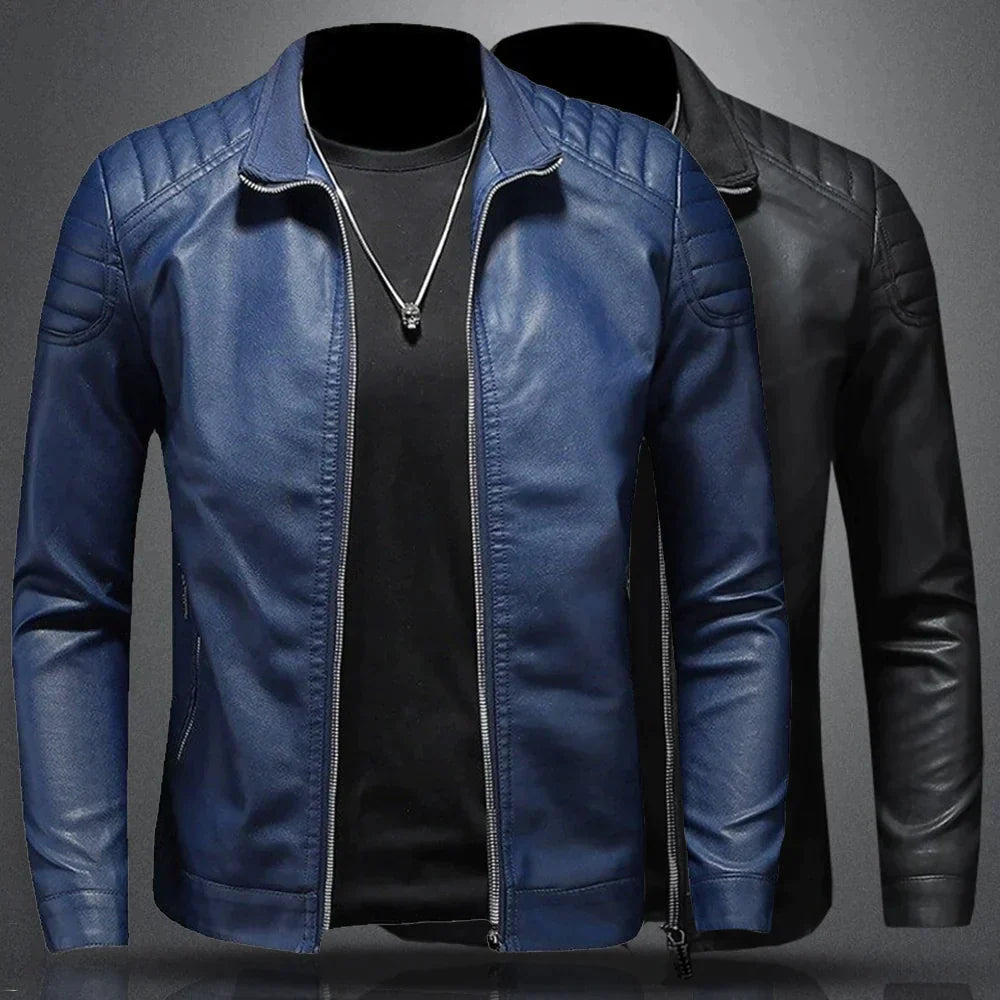Image of Jay | Men's Slim-Fit Biker Jacket