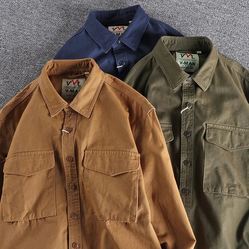 Image of Jeffrey | Men's Long Sleeve Button-Down Shirt