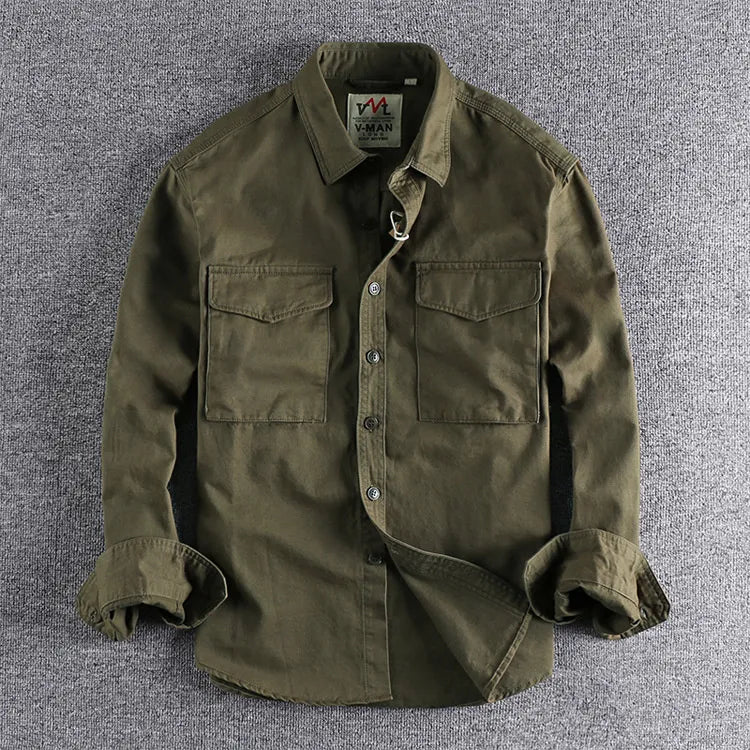 Image of Jeffrey | Men's Long Sleeve Button-Down Shirt