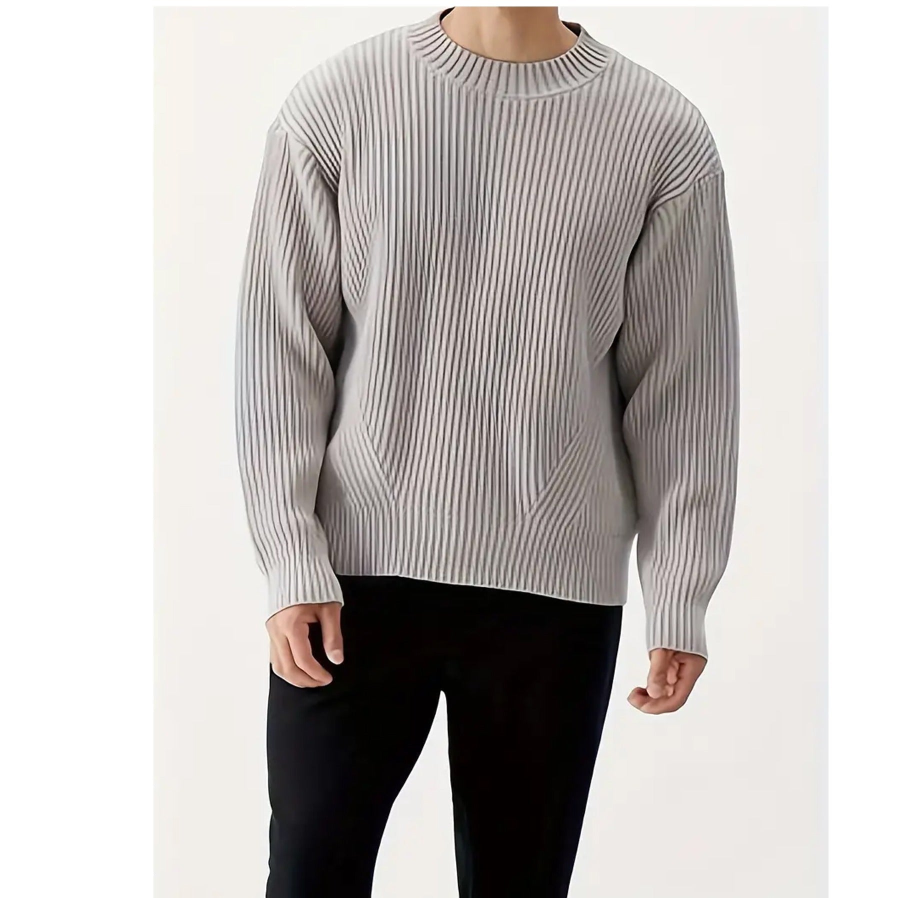 Image of Jesse | Men's Relaxed Fit Crewneck Sweater