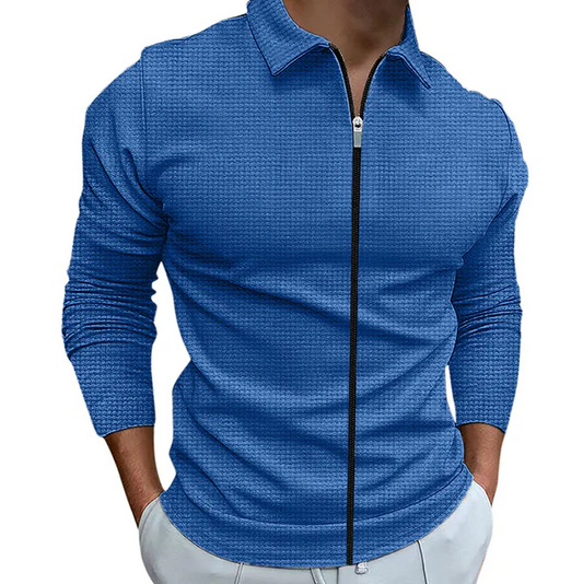 Image of Joel | Men's Zip Up Casual Shirt