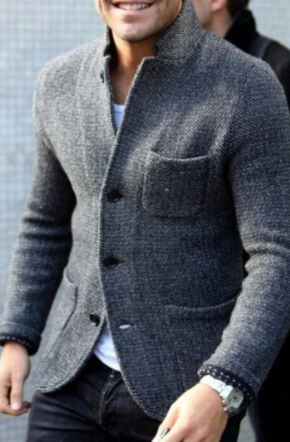 Joey | Men's Button-Down Casual Jacket - Image 1