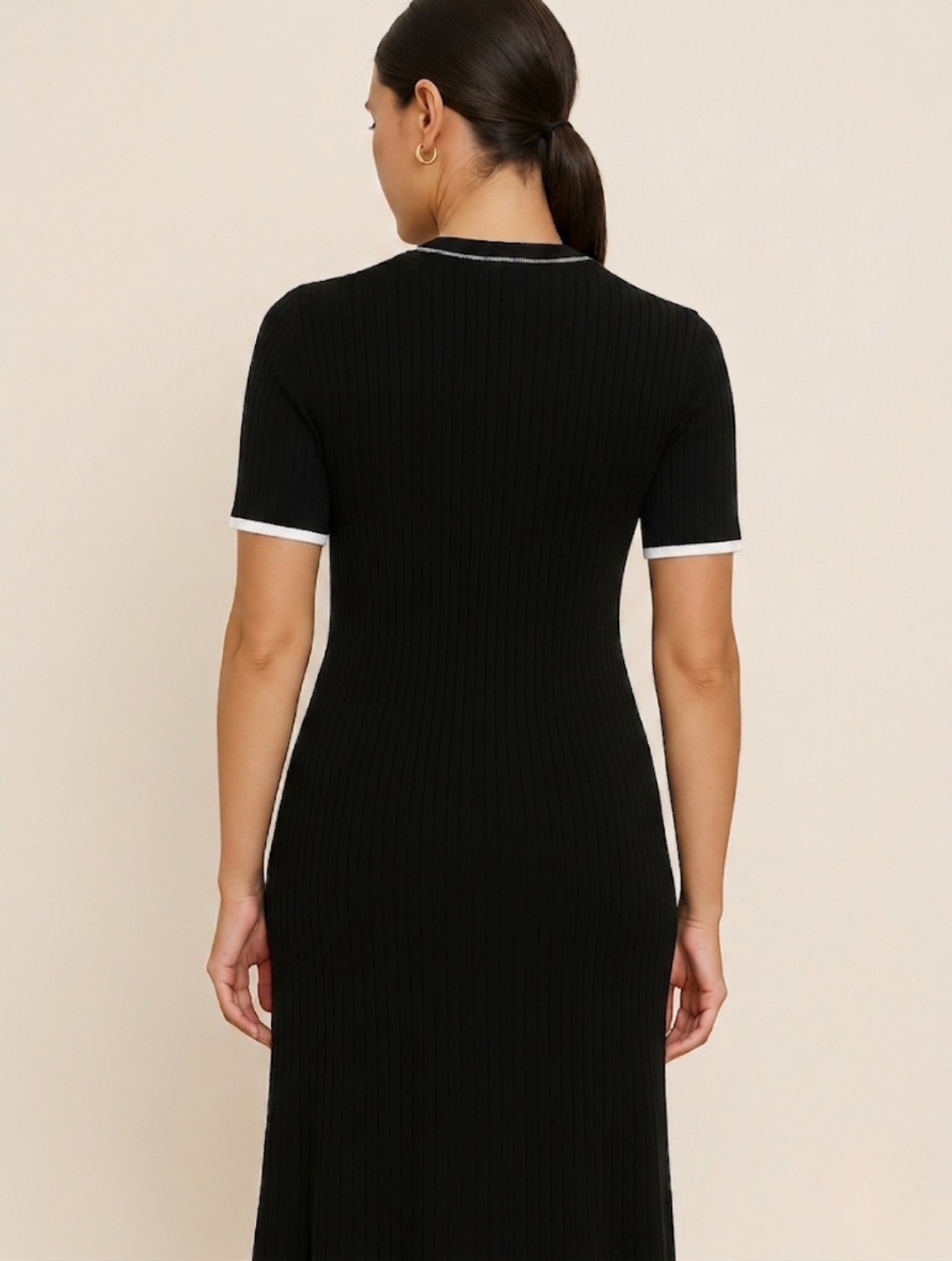 Jolene | Women's Button-Down Ribbed Maxi Dress - Image 2