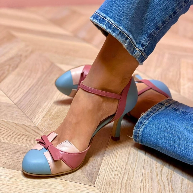 Image of Jordan | Women's Ankle Strap Low Heel Heels
