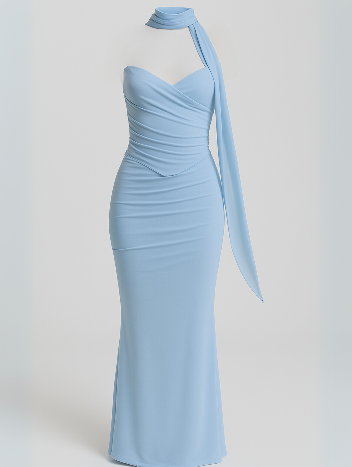 Image of Joyce | Women's Strapless Bodycon Maxi Dress