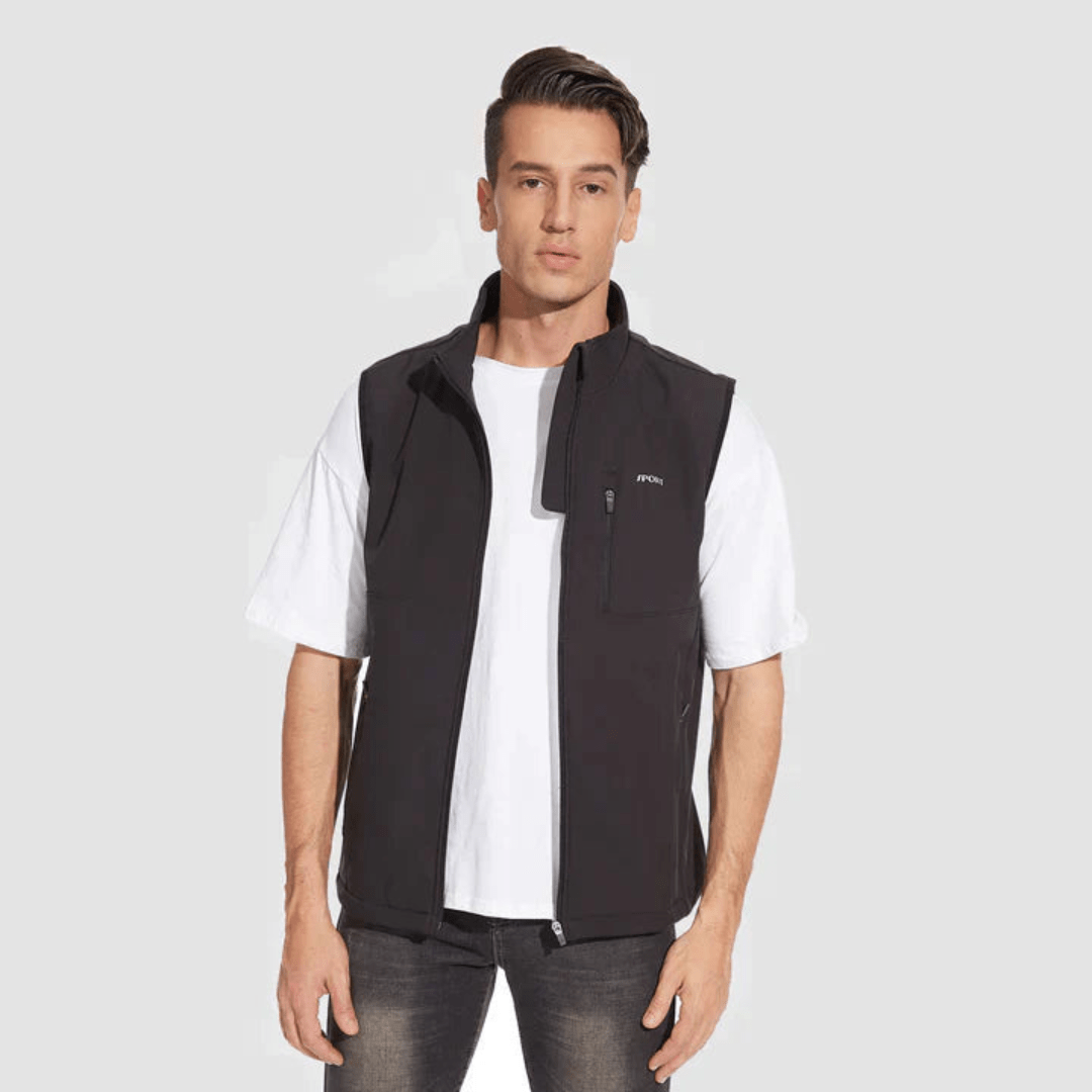 Image of Kaden | Men's Zip Front Casual Vest