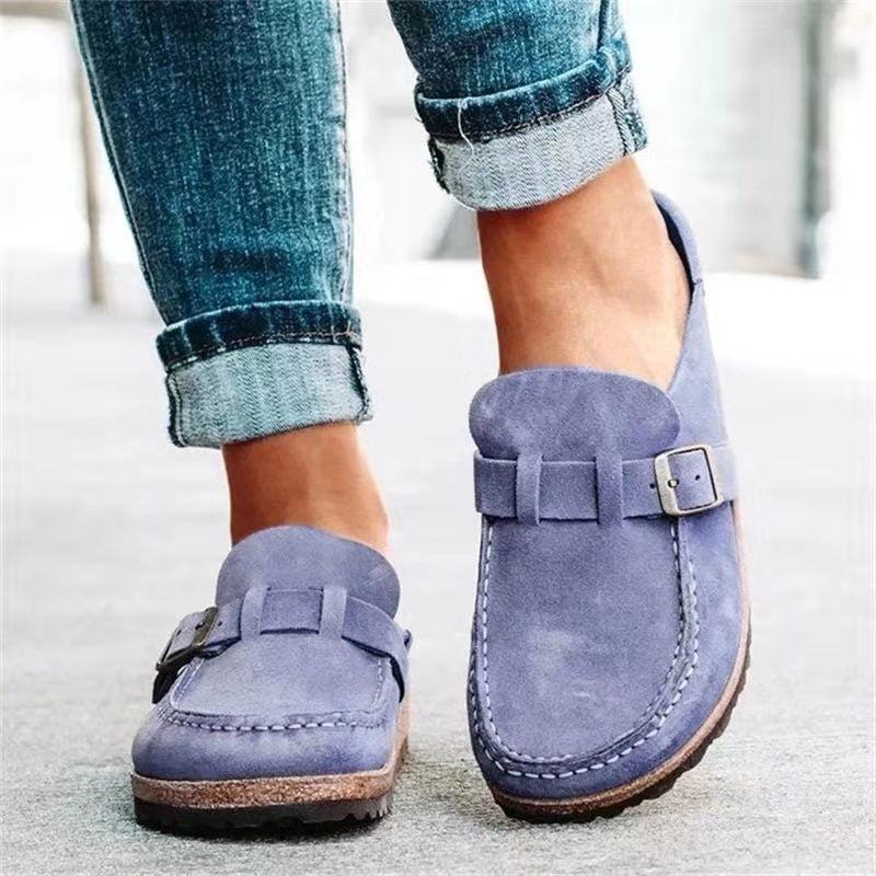 Image of Kara | Women's Slip-On Buckle Loafers
