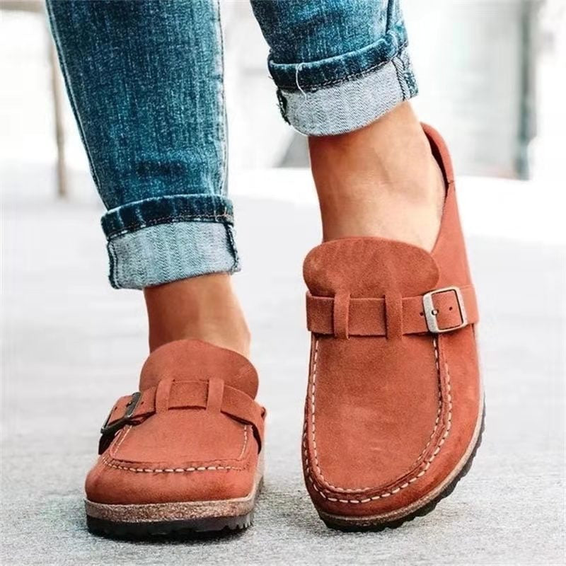 Image of Kara | Women's Slip-On Buckle Loafers