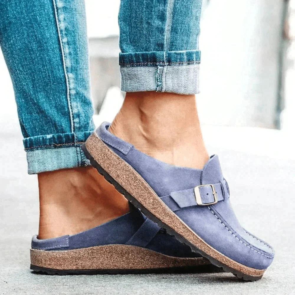 Image of Kara | Women's Slip-On Buckle Loafers