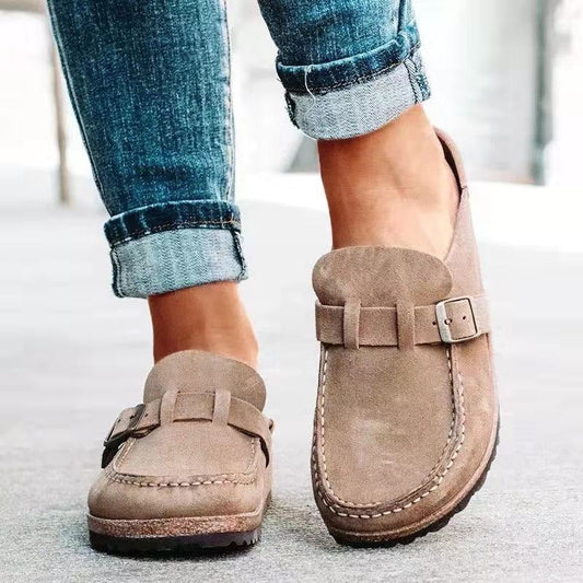 Image of Kara | Women's Slip-On Buckle Loafers