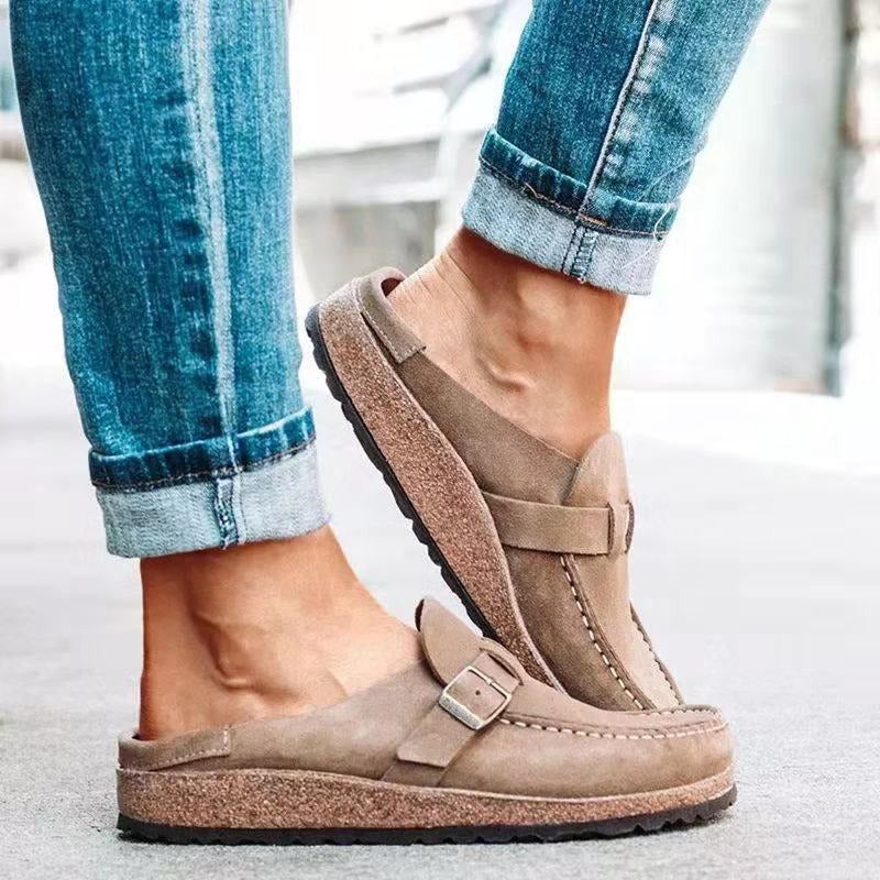 Image of Kara | Women's Slip-On Buckle Loafers