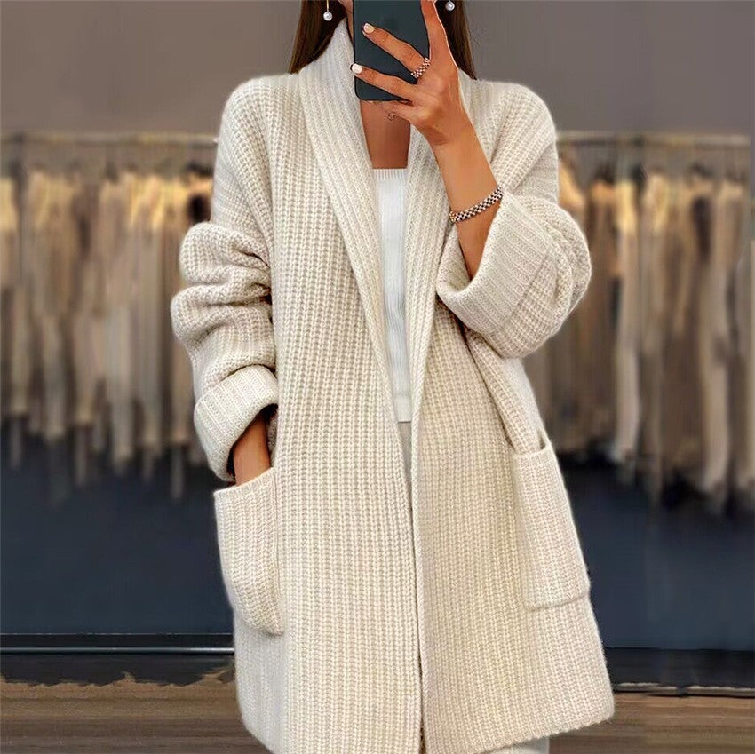 Image of Karina | Women's Oversized Open Front Cardigan