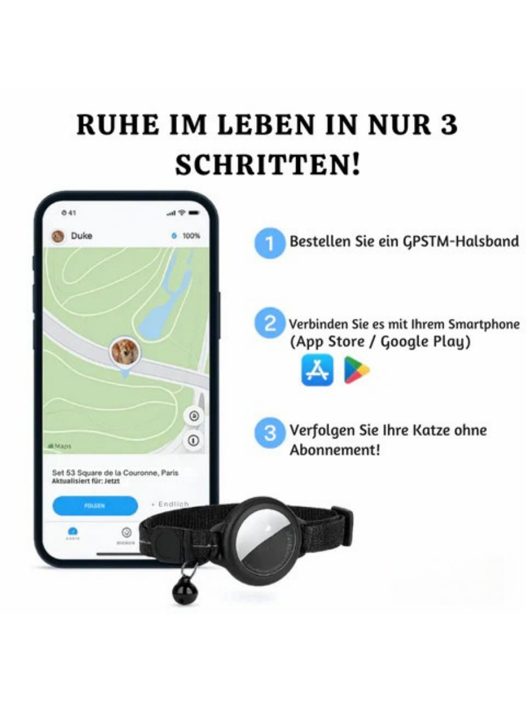 KaTrack™ – Intelligent GPS Pet Tracker