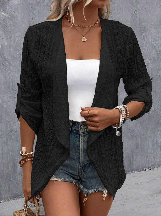 Image of Kayla | Women's Open Front Lightweight Cardigan