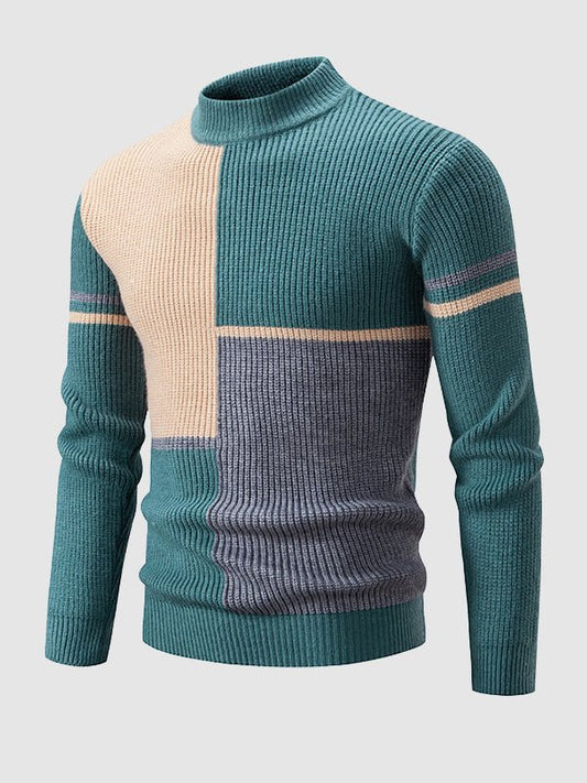 Image of Ken | Men's Ribbed Mock Neck Sweater