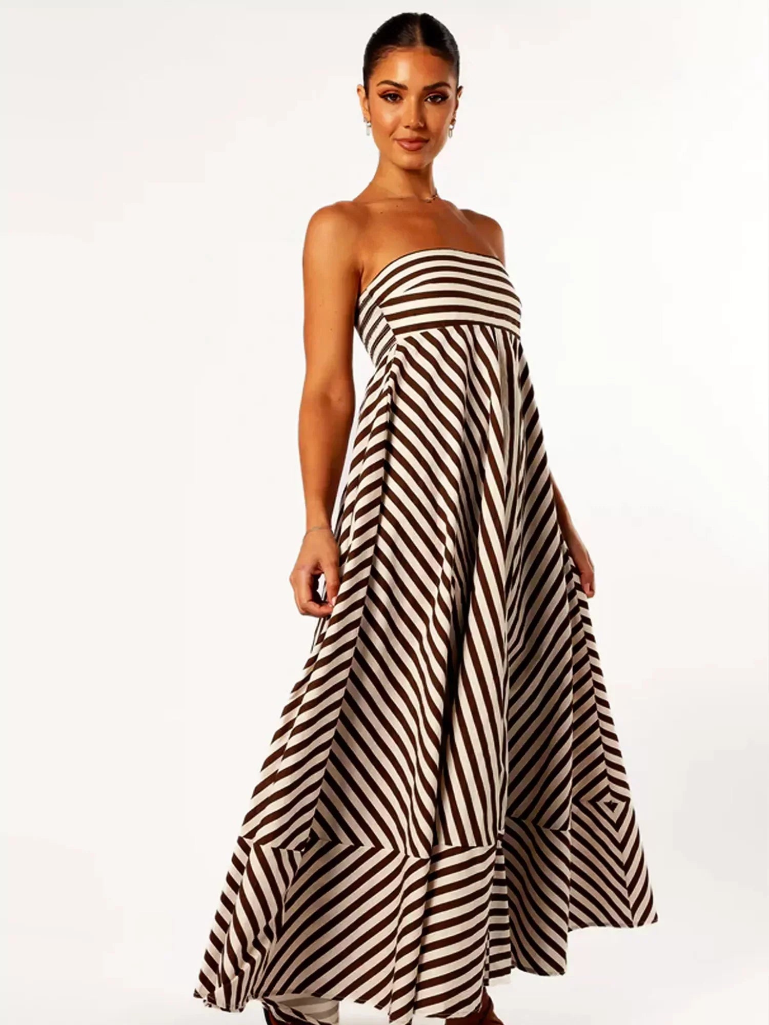 Image of Kiara | Women's Strapless Maxi Dress